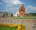 VLADIMIR, RUSSIA -July 17, 2016: Golden Gates. Vladimir Royalty Free Stock Photo