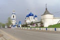 Vladimir, Russia. - May 06.2018. The main entrance Bogolyubovo-Holy Bogolyubsky Convent.