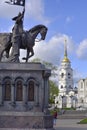 Horseback monument in Central Park