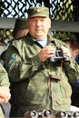 Vladimir Shamanov (Commander-in-Chief Russian Airborne Troops) during Command post exercises with 98-th Guards Airborne Division,