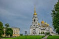 Assumption Cathedral in Vladimir on a cloudy evening Royalty Free Stock Photo