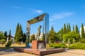 Vladimir Vysotsky Monument in Podgorica Royalty Free Stock Photo