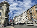 Vladivostok, Russia, August, 24, 2023. Ocean Avenue in Vladivostok in August. Russia