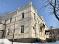 Vladivostok, Russia, February, 29,2020. Monument of regional significance - the building of the former Chinese Consulate, built i