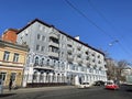 Vladivostok, Russia, January, 31, 2022. A.V. Dattan`s residential mansion, built in 1891. 73 Svetlanskaya Street, Vladivostok, Rus