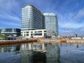 Vladivostok, Russia, July, 26, 2022. Hyatt Vladivostok Hotel, Burny in summer day in Vladivostok, Russia