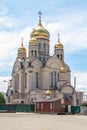 Spaso-Preobrazhensky Cathedral on the central square of Vladivostok - the square of the Revolution Fighters.