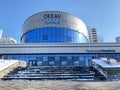 Vladivostok, Russia, March, 05,2020. Ocean cinema in the winter in Vladivostok city