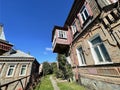 Vladivostok, Russia, September, 24, 2022. Residential house `Fernsicht` of the late 19th century in Vladivostok. 39A Svetlanskaya