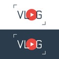 Vlog vector sign