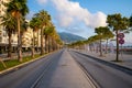 Vlora, Albania Road View. Summer in Albania