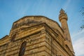 VLORA-VLORE, ALBANIA: View of the famous Muradie Mosque in Vlora, Albania. Royalty Free Stock Photo