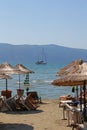 Vlore, Albania, Sunday 2 September 2023 city center of Vlora known as the second largest port city of Albanian ways