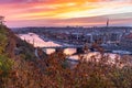 Vltava - Moldau river embankment, Old town, Prague UNESCO, Cze
