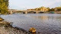 Vltava river and Manes bridge in Prague