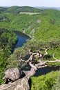Vltava river, The May view, Czech Republic Royalty Free Stock Photo