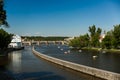 Vltava river in Prague Praha