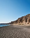 Vlychada beach on the southern tip of the island of Santorini Royalty Free Stock Photo