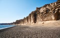 Vlychada beach on the southern tip of the island of Santorini, Greece Royalty Free Stock Photo