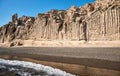 Vlychada beach on the southern tip of the island of Santorini, Greece Royalty Free Stock Photo