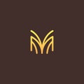VM Logo Design. Letter M Logo