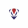 VM Logo Modern Design. Letter M Logo