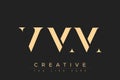VMM abstract letter logo design Royalty Free Stock Photo