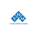 VNM letter logo design on WHITE background. VNM creative initials letter logo concept