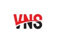 VNS Letter Initial Logo Design Vector Illustration Royalty Free Stock Photo