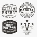 Vntage stamp set Royalty Free Stock Photo