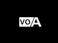 VOA Logo and Graphics design vector art, Icons isolated on black background Royalty Free Stock Photo