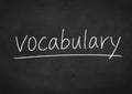 Vocabulary