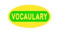Vocabulary Word List Icon. Learning, Language, Education, Study, vector design Generative AI Royalty Free Stock Photo