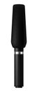 Vocal microphone. Black studio device. Realistic mic