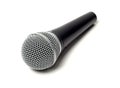 Vocal microphone close up Royalty Free Stock Photo