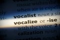 Vocalize
