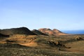 The vocano in the Lanzarote (Timanfaya National Park)