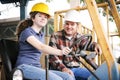 Vocational Training in Construction Royalty Free Stock Photo