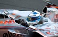 Vodafone McLaren Mercedes F1 Car; Mika Hakkinen Royalty Free Stock Photo