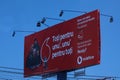 Vodafone outdoor banner