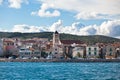 Vodice is a small town on the Adriatic coast in Croatia Royalty Free Stock Photo