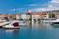 Vodice is a small town on the Adriatic coast in Croatia Royalty Free Stock Photo