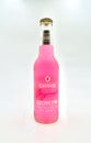 Vodka Cruiser Electric pink flavor against a white background