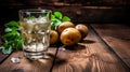 Vodka Elegance: High-Quality Spirits Embraced by Wholesome Potato Companions