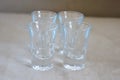 Vodka glasses Royalty Free Stock Photo