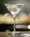 Vodka martini cocktail