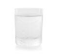 Vodka in shot glass isolated on white Royalty Free Stock Photo