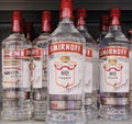 Marinette,WI/USA- Nov9,2019: vodka is the worlds largest internationally traded spirit with the estimated sale of about 500 millio