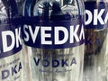 Marinette,WI/USA- Nov9,2019: vodka is the worlds largest internationally traded spirit with the estimated sale of about 500 millio