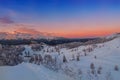 Vogel ski center in the mountains a lot of snow and spectacular Royalty Free Stock Photo